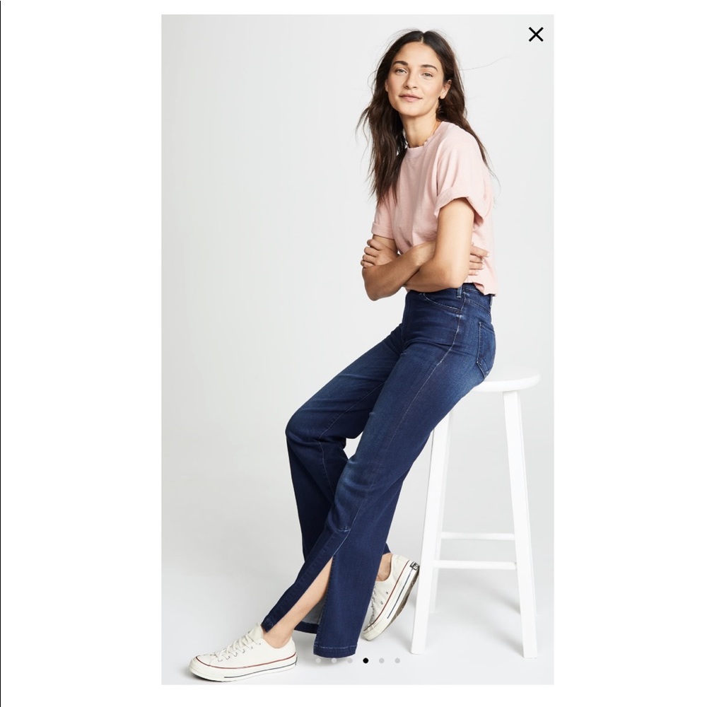 NWT MOTHER DENIM HUSTLER SIDEWINDER JEANS